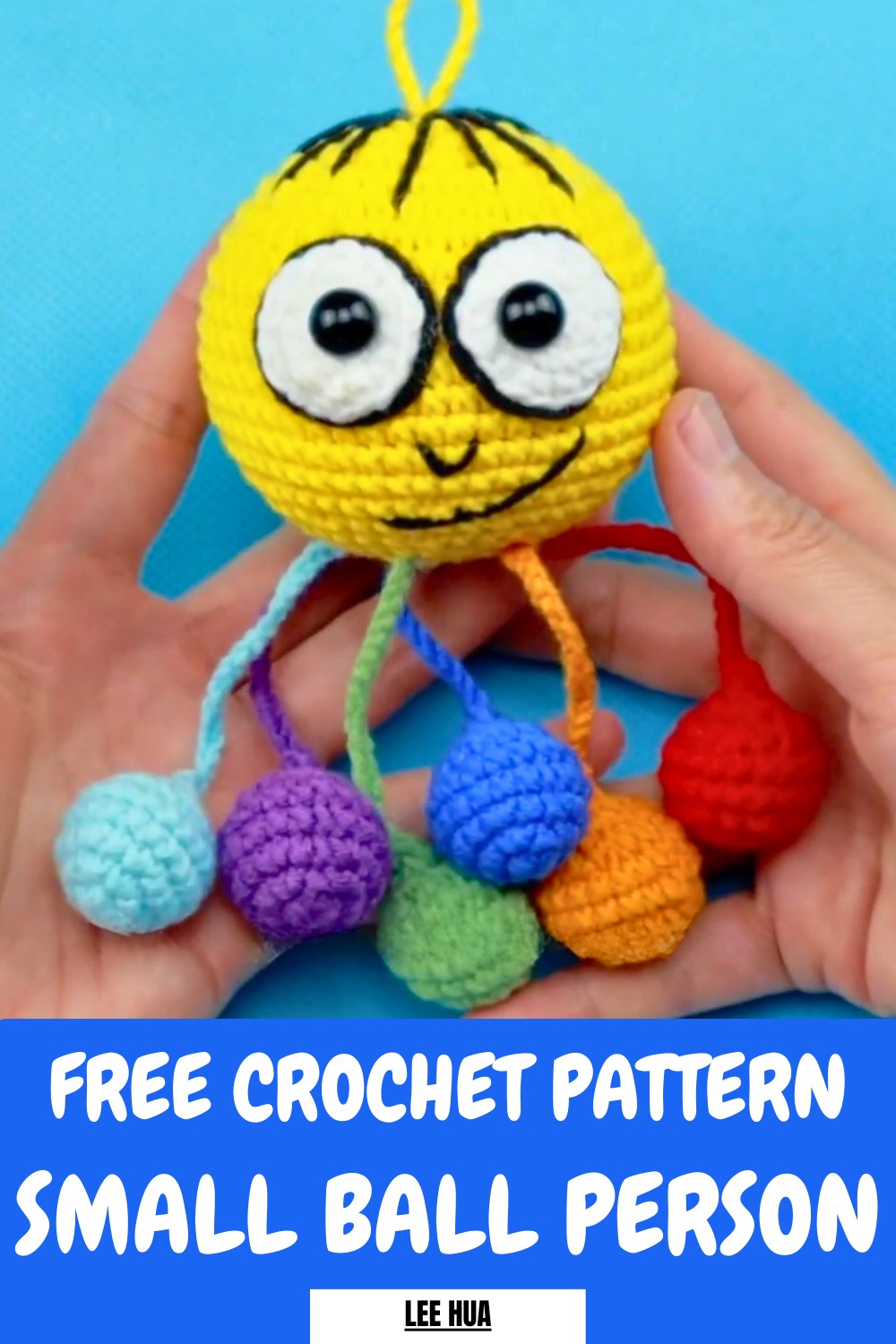 Crochet Colorful Small Ball Person Pattern
