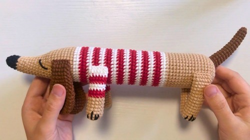 Crochet Dachshund Amigurumi Pattern 9