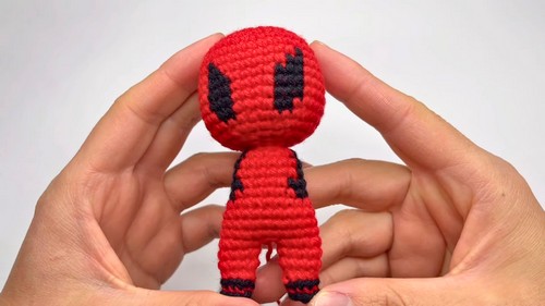 Crochet Deadpool Amigurumi Pattern 6