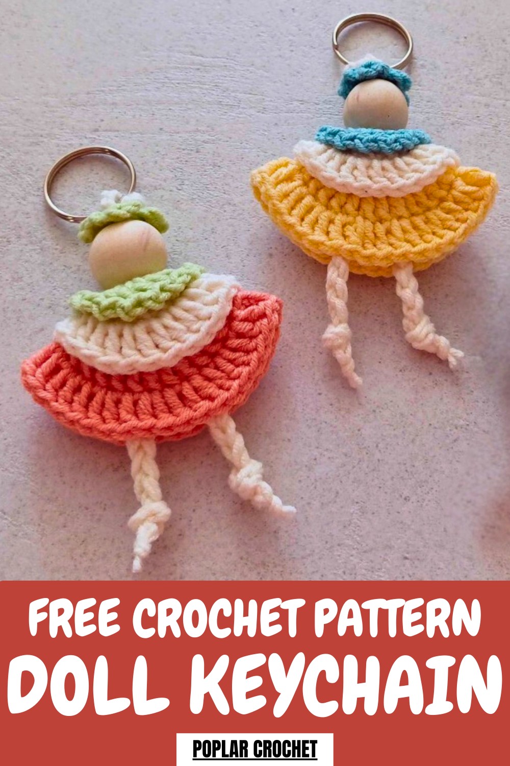Crochet Doll Keychain Pattern