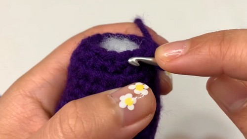 Crochet Eggplant Amigurumi Pattern 4