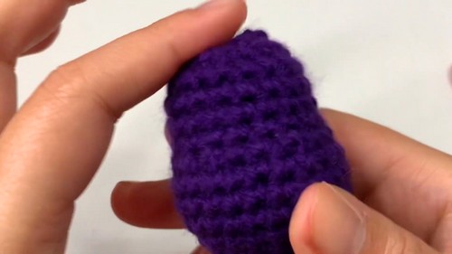 Crochet Eggplant Amigurumi Pattern 5