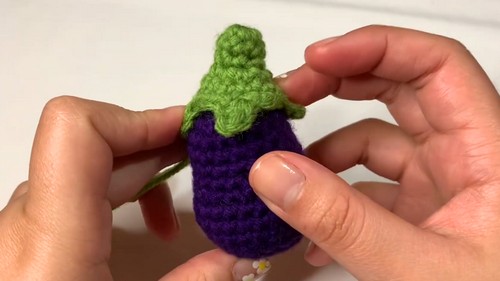 Crochet Eggplant Amigurumi Pattern 7