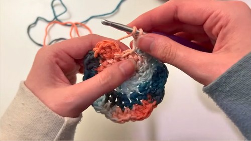 Crochet Face Scrubbies Pattern 6