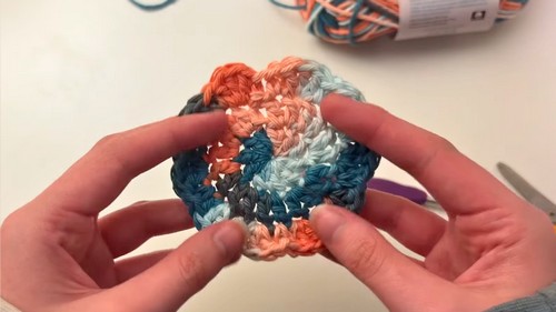 Crochet Face Scrubbies Pattern 7