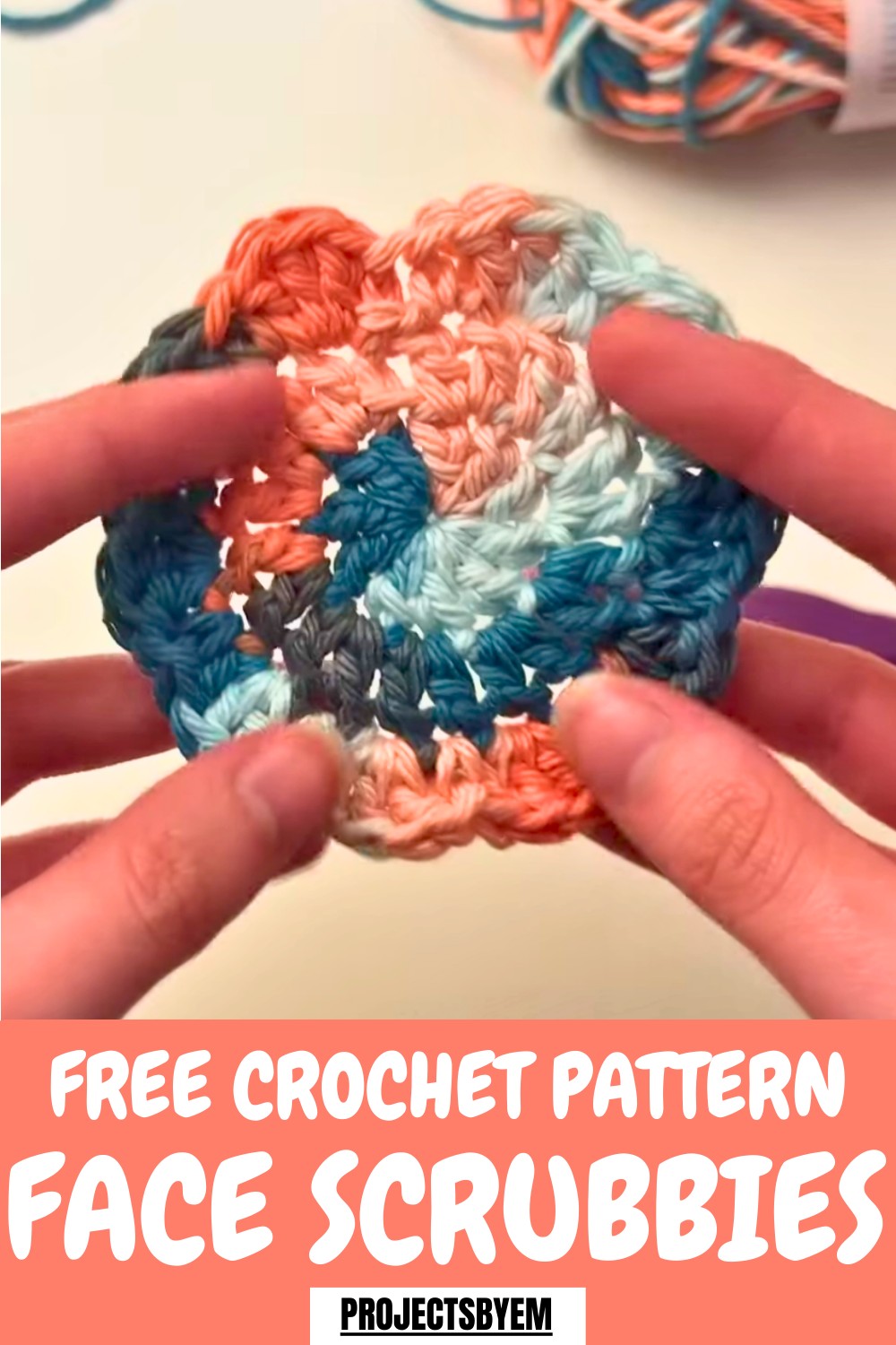 Crochet Face Scrubbies Pattern