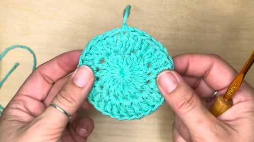 Crochet Face Scrubby Pattern 4