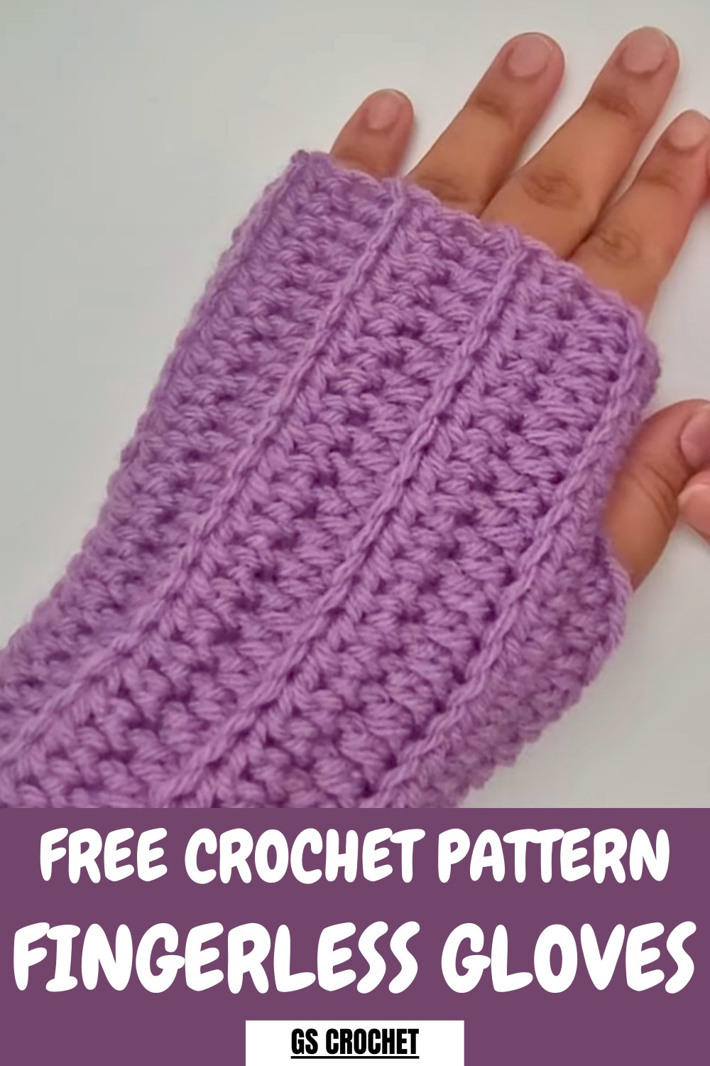 Crochet Fingerless Gloves Pattern