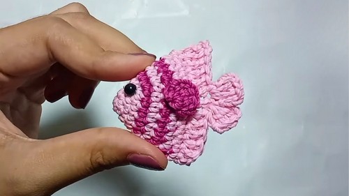 Crochet Fish Keychain Pattern 7