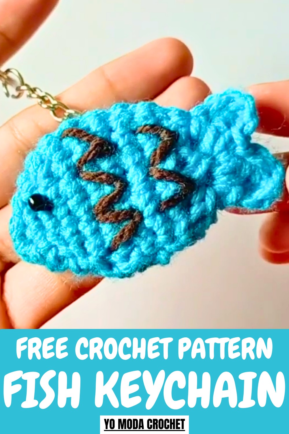 Crochet Fish Keychain Pattern