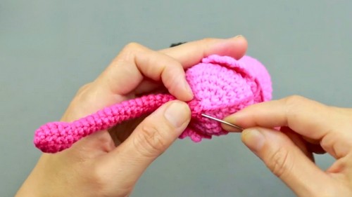 Crochet Flamingo Amigurumi Pattern 7