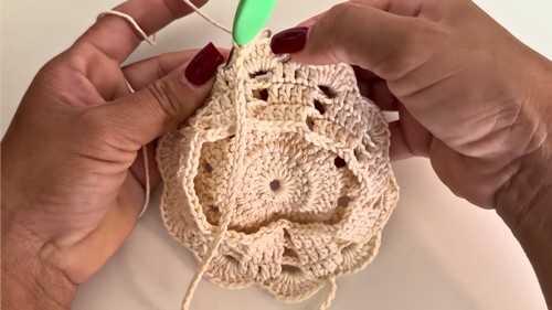 Crochet Flower Basket Pattern 5