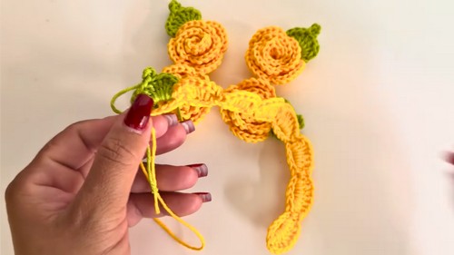 Crochet Flower Basket Pattern 7