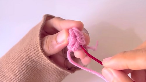 Crochet Flower Coaster Pattern 7