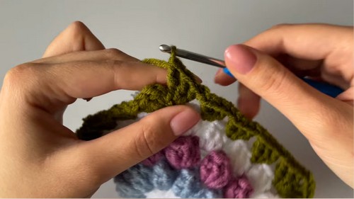 Crochet Flower Granny Square Pattern 8