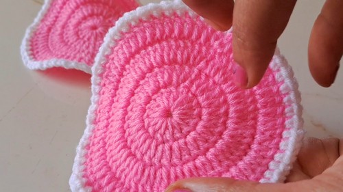 Crochet Flower Hair Clip Pattern 5