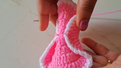 Crochet Flower Hair Clip Pattern 6