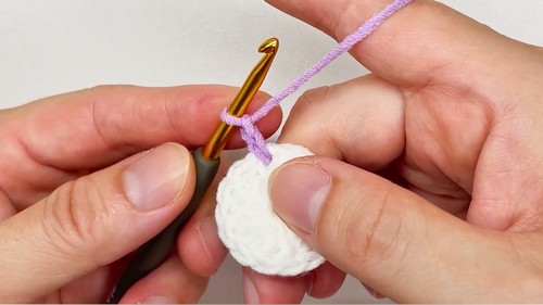 Crochet Flower Shaped Coaster Pattern 3