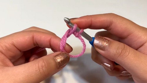 Crochet Fortune cookie Pattern 1