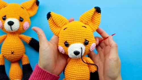 Crochet Fox Amigurumi Pattern 8