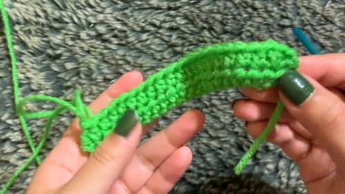 Crochet Frankenstein Treat Bag Pattern 2