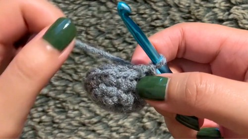 Crochet Frankenstein Treat Bag Pattern 8