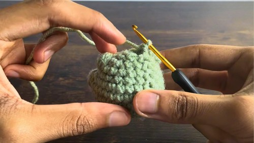 Crochet Frog Keychain Pattern 5
