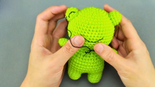 Crochet Frog With A Swimming Ring Pattern 6
