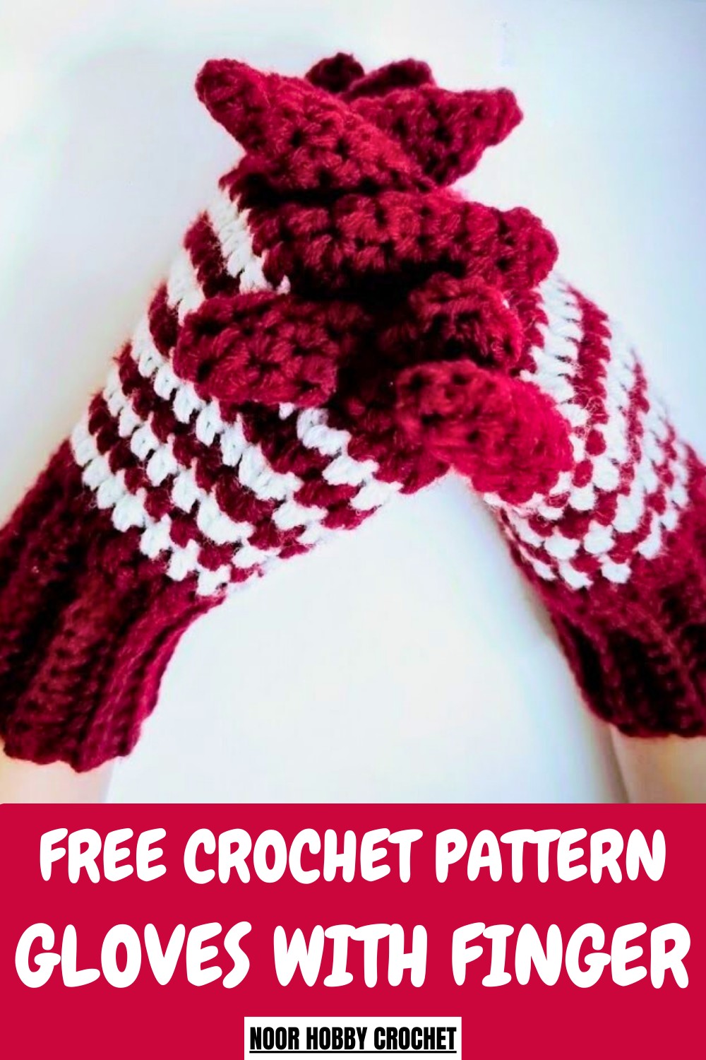 Crochet Gloves With Finger Pattern