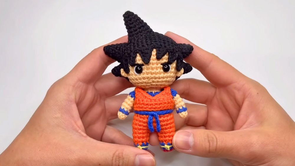 Crochet Goku Amigurumi Pattern 10