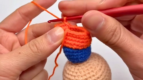 Crochet Goku Amigurumi Pattern 3