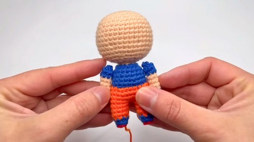 Crochet Goku Amigurumi Pattern 5