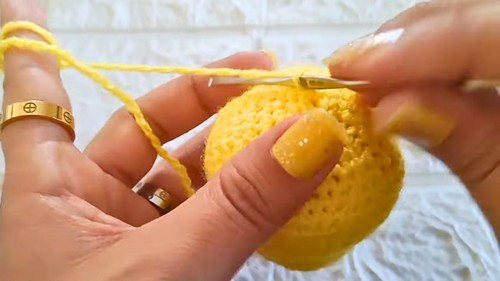 Crochet Graduation Chick Pattern 4