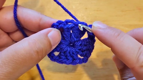 Crochet Granny Square Heart Pattern 3