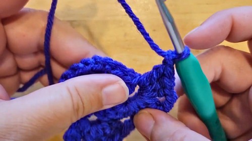 Crochet Granny Square Heart Pattern 4