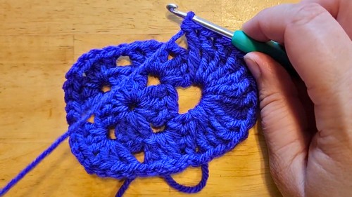 Crochet Granny Square Heart Pattern 6