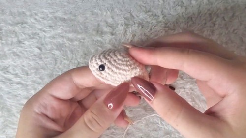 Crochet Hamburger Keychain Pattern 2