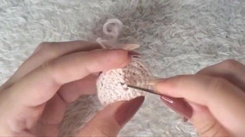 Crochet Hamburger Keychain Pattern 3