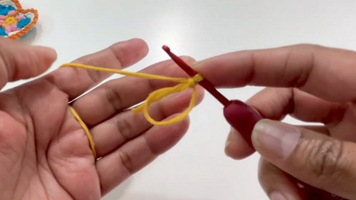 Crochet Heart Bookmark Pattern 1