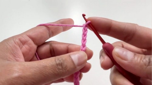 Crochet Heart Coaster Pattern 1