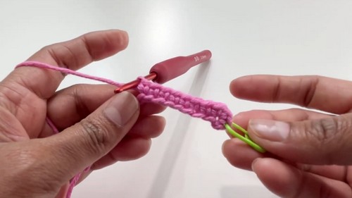 Crochet Heart Coaster Pattern 2