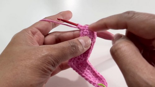 Crochet Heart Coaster Pattern 3