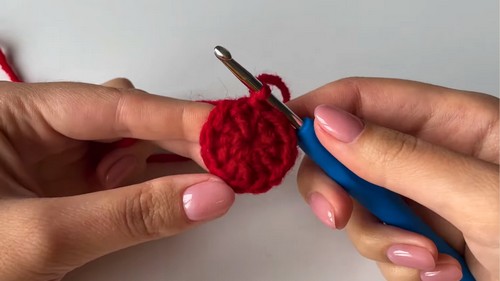 Crochet Heart Granny Square Pattern 2