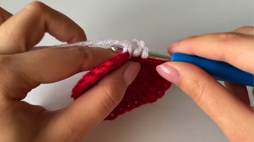 Crochet Heart Granny Square Pattern 4