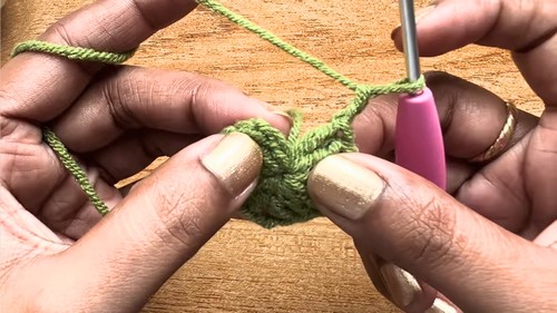 Crochet Heart Granny Square Pouch Pattern 2