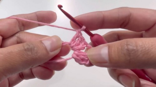 Crochet Heart Shaped Coaster Pattern 2