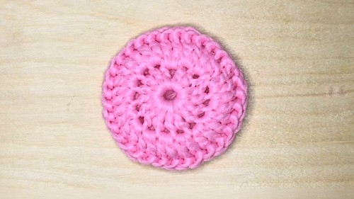 Crochet Kitchen Scrubber With Tulle Pattern 7
