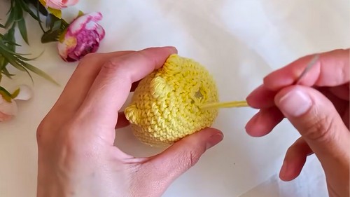 Crochet Kitten Keychain Pattern 6