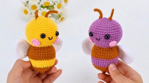 Crochet Little Bee Amigurumi Pattern 8