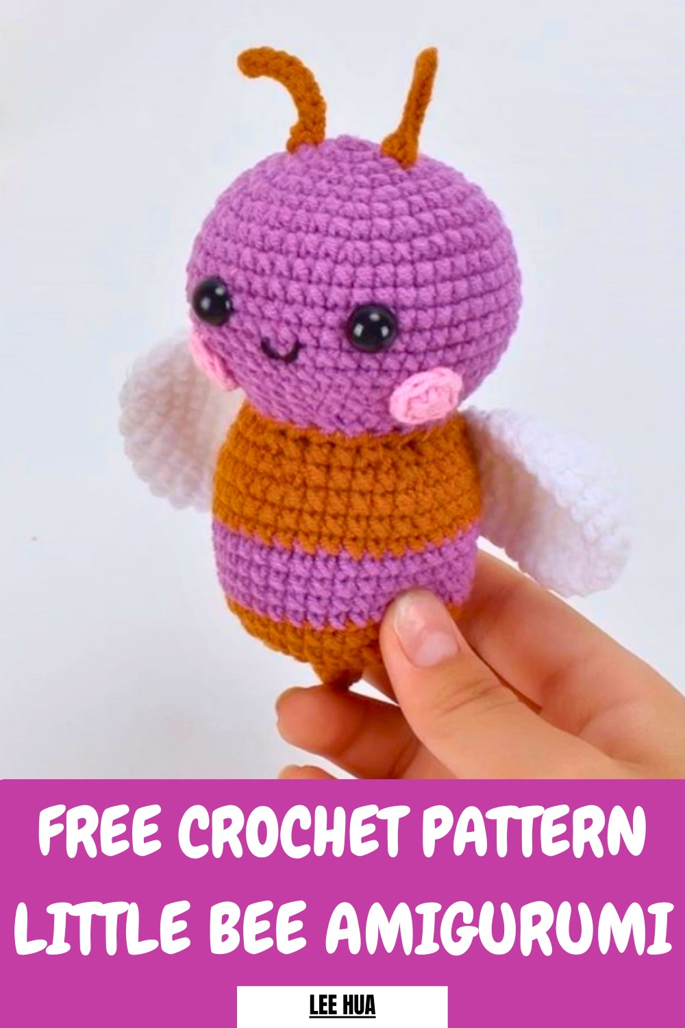 Crochet Little Bee Amigurumi Pattern